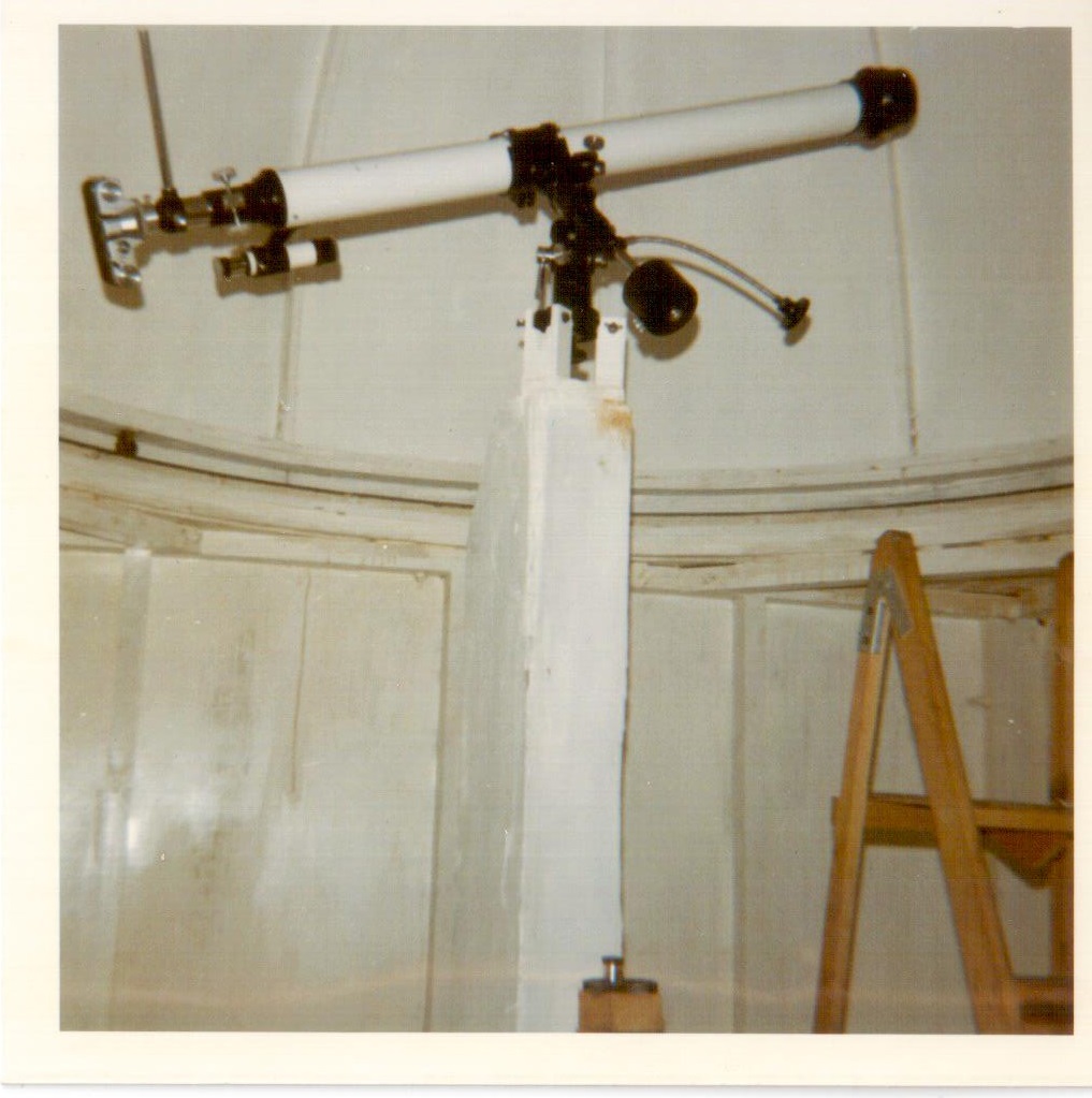 The interior of Chapman's Bailrigg Observatory